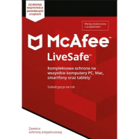 McAfee Live Safe bez limitu stanowisk na 1 rok